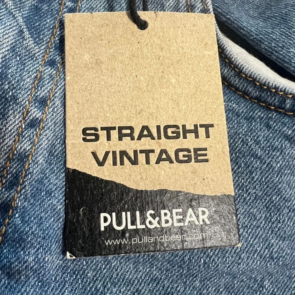 Mens Pull&Bear “Straight Vintage” Jeans W30 / (Unisex, Blue Denim)👖Bundle & Save - Picture 5 of 9